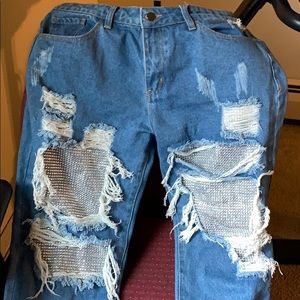 Fashion nova boyfriend jeans